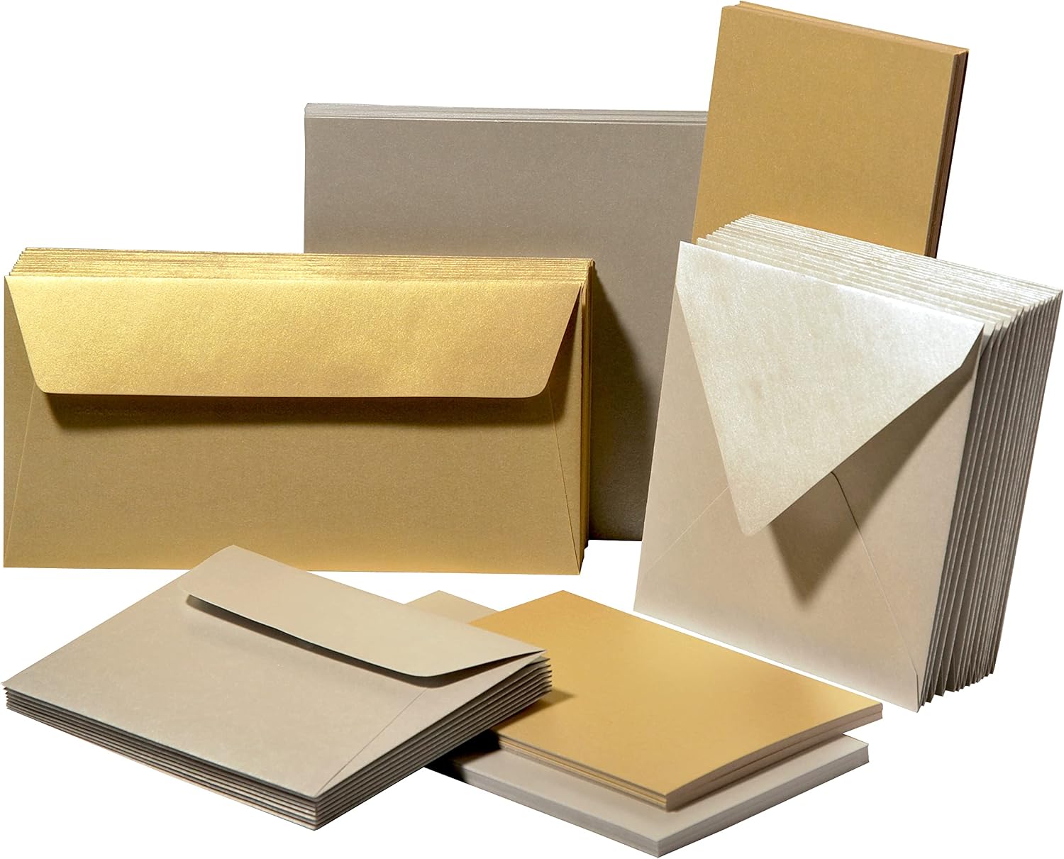 Detalle de Clairefontaine 4199C Silver Iridescent Pollen Paper Wallet (A4, 50 sheets)