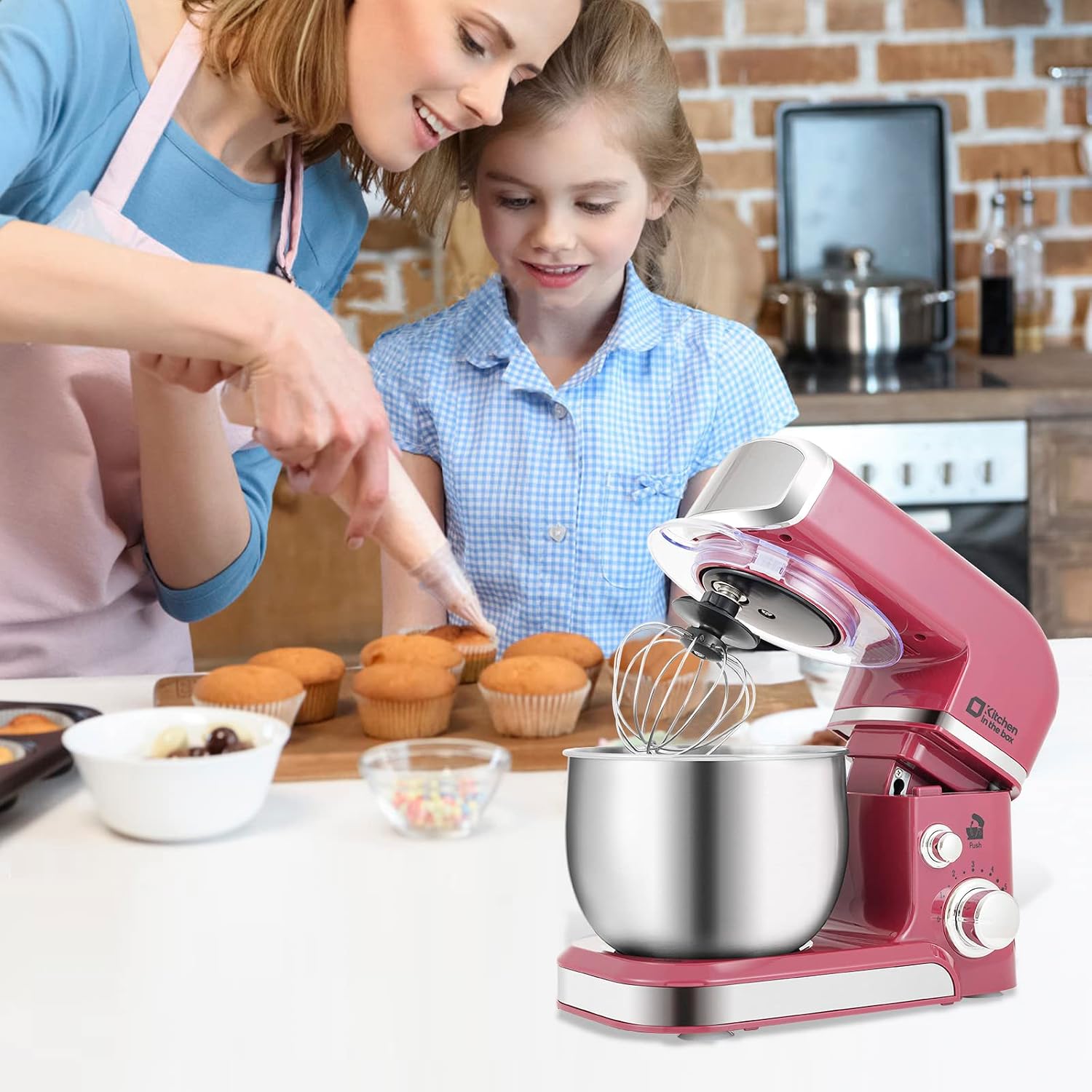 Thumbnail 5 de Kitchen in the box Stand Mixer 3.2Qt