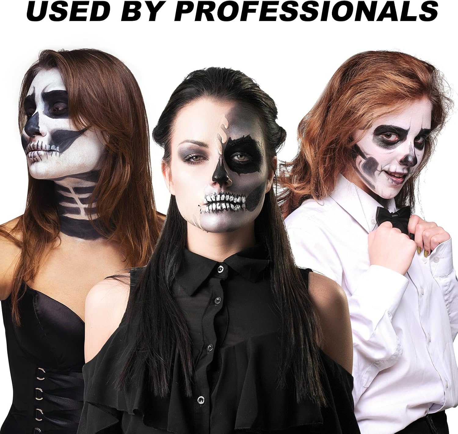Detalle 2 de Camouflage Face Paint Sticks mimetico Nero+Bianco