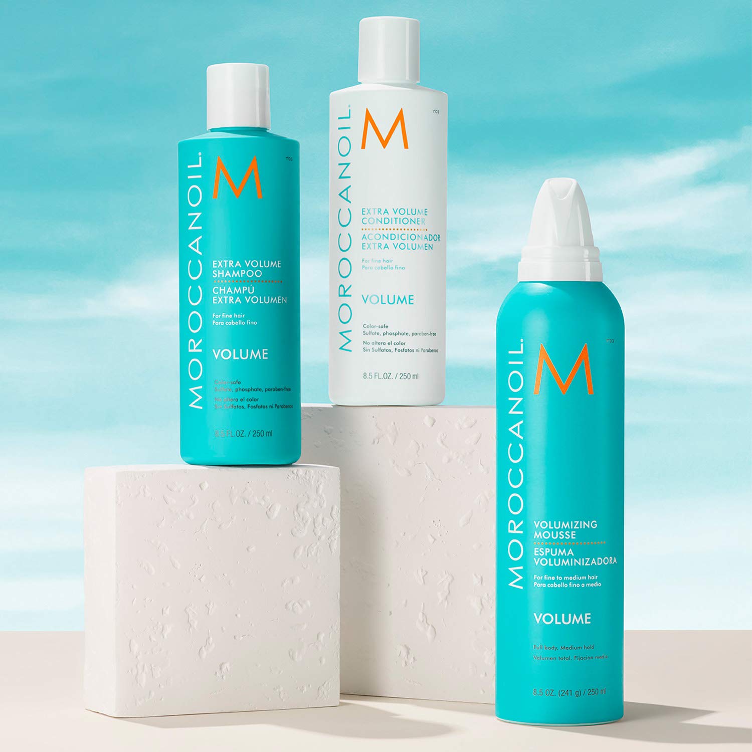 Detalle de Moroccanoil Extra Volumen Shampoo (250 ml) – reinigt sanft und unterstützt mehr Fülle