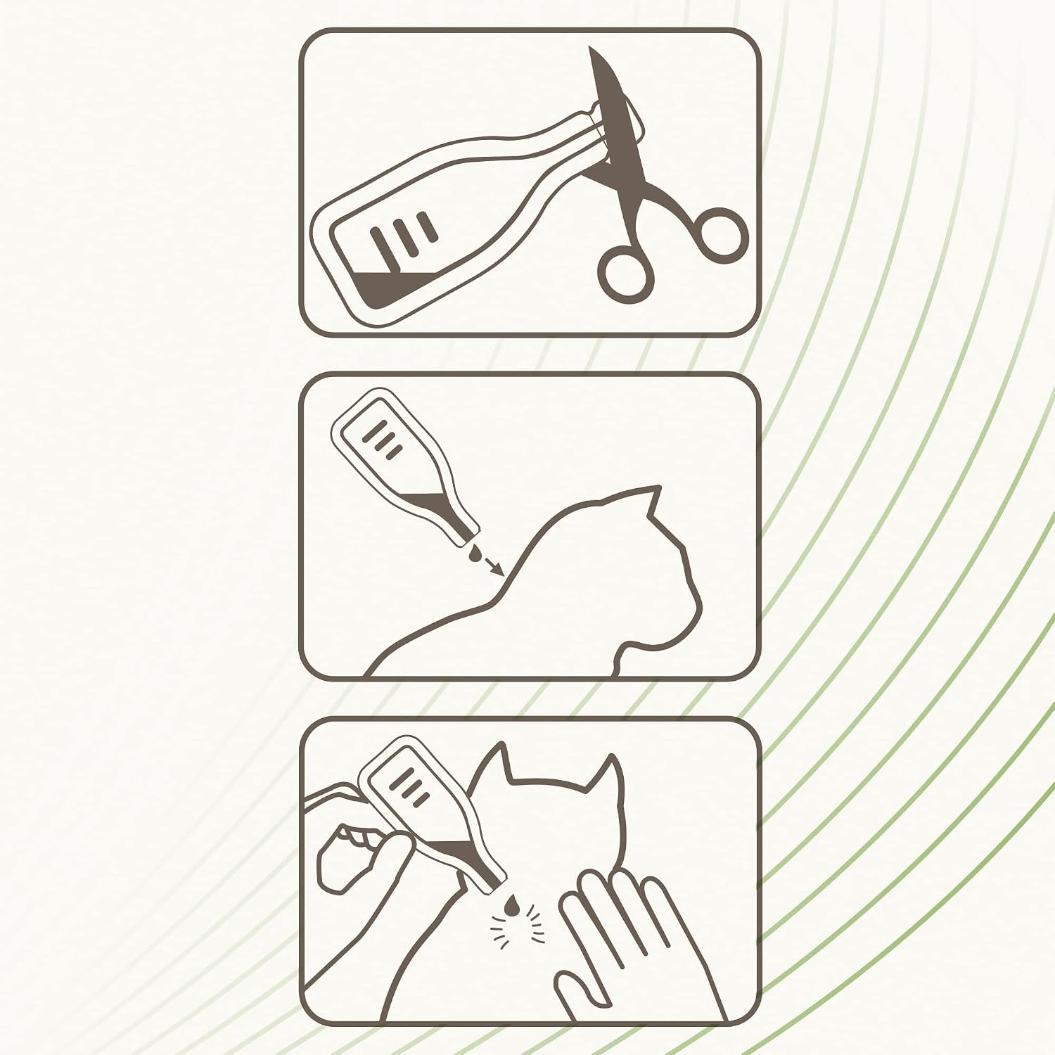 Detalle de Beaphar Zecken- und Flohschutz Spot-On 3x0,8ml, Katze – sofortiger 3fach-Schutz