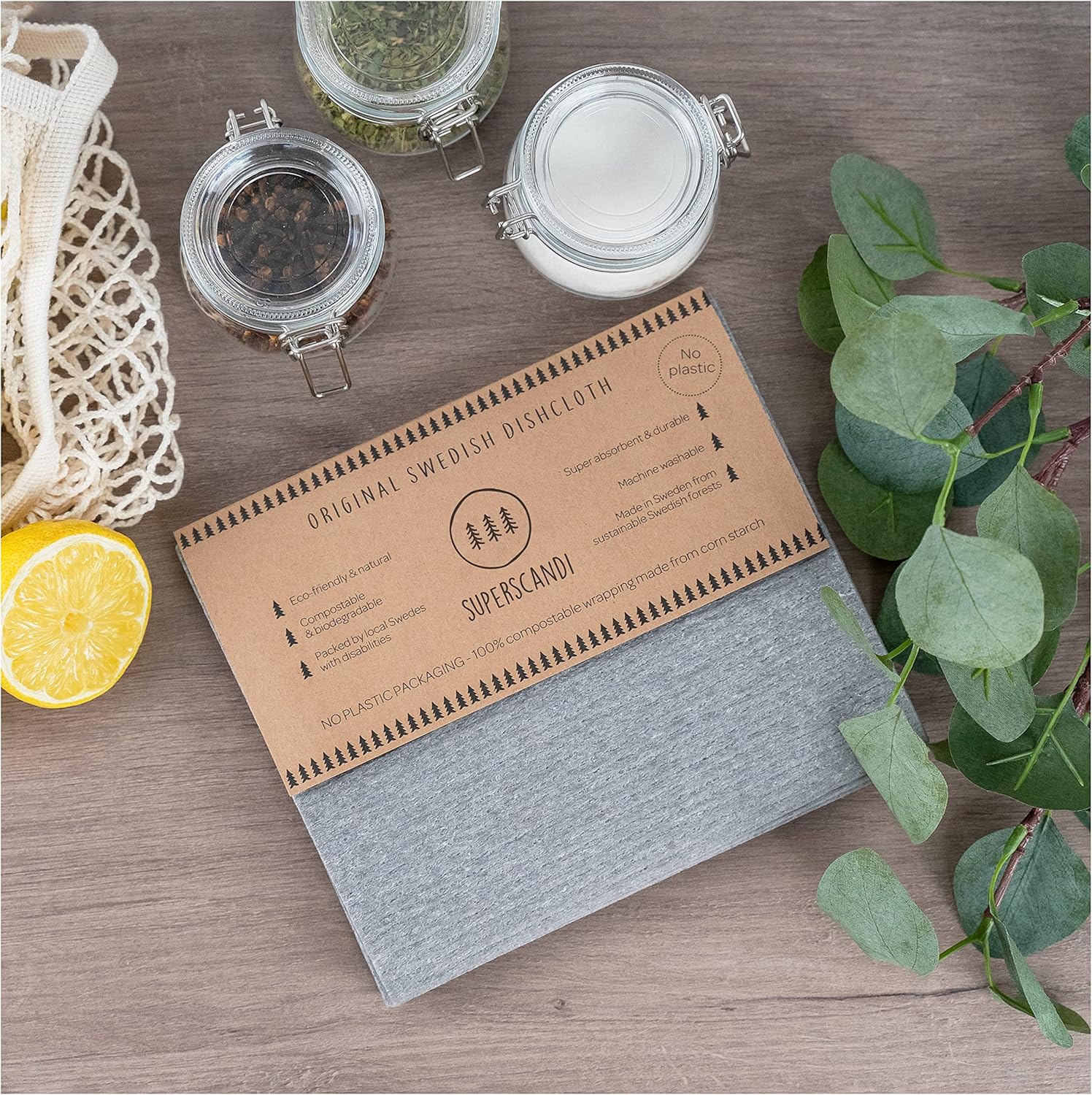 Thumbnail 1 de SUPERSCANDI Swedish Dishcloths 10-Pack 🧽