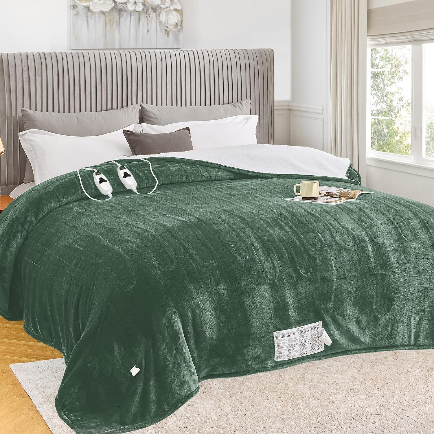 Detalle de Greenoak Electric Blanket King Size