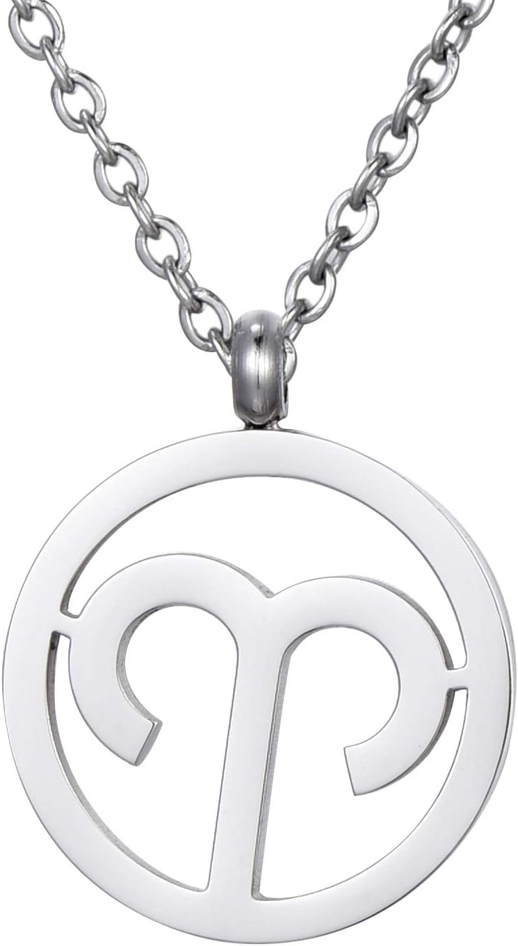 Thumbnail 6 de Collana Morella da donna in acciaio inox argento con ciondolo segno zodiacale in sacchetto di velluto