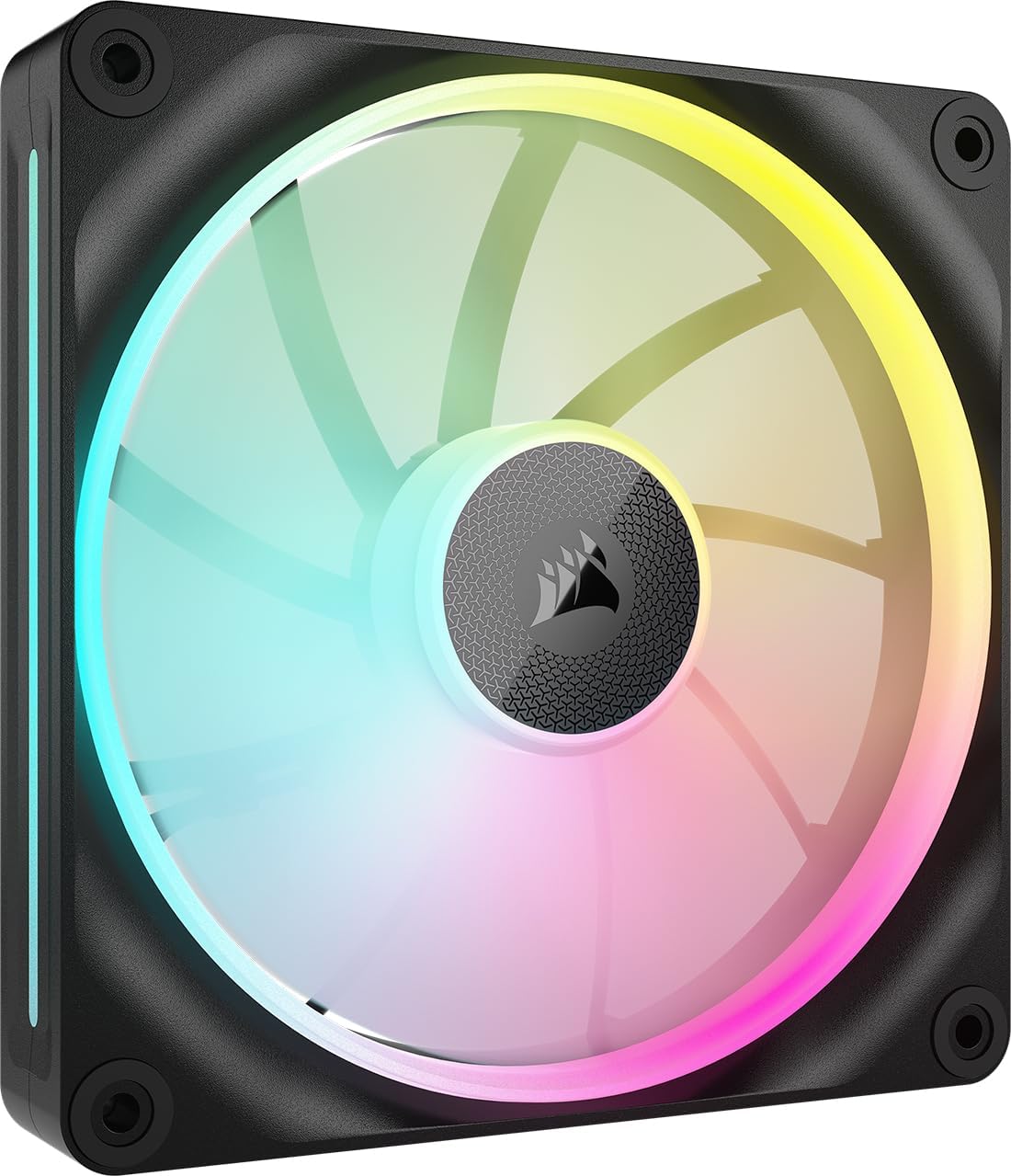 Thumbnail 4 de Corsair iCUE LINK LX120 RGB 120mm PWM-Lüfter Dreierpack – Dual Light Loops, iCUE LINK Hub, Weiß
