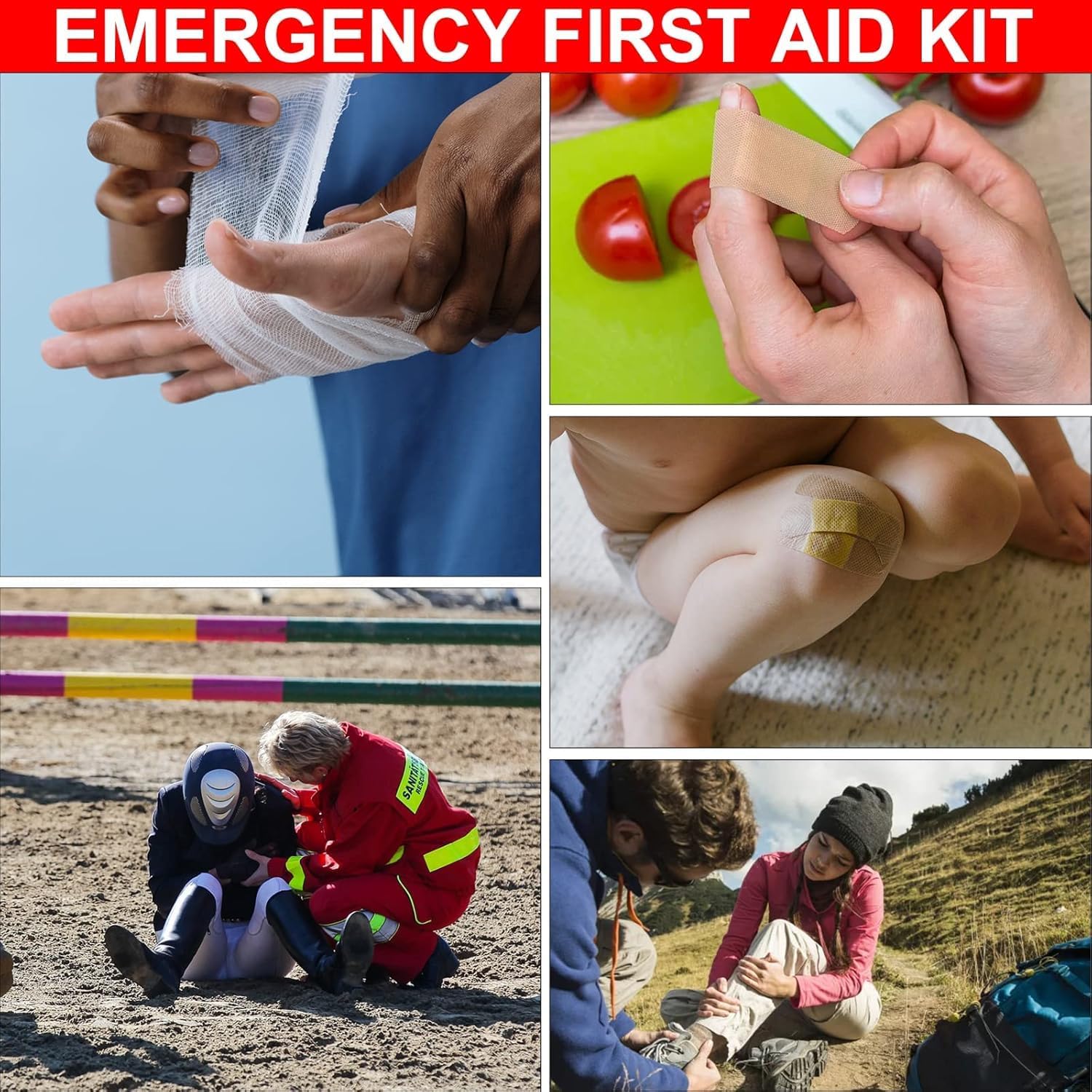 Thumbnail 2 de YIDERBO 277-Piece First Aid Kit, Camouflage EVA Case for Car and Camping