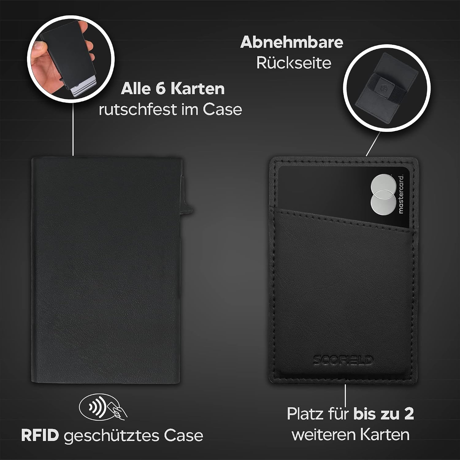 Detalle 2 de Trinity Geldbörse Trinity Wallet Schwarz