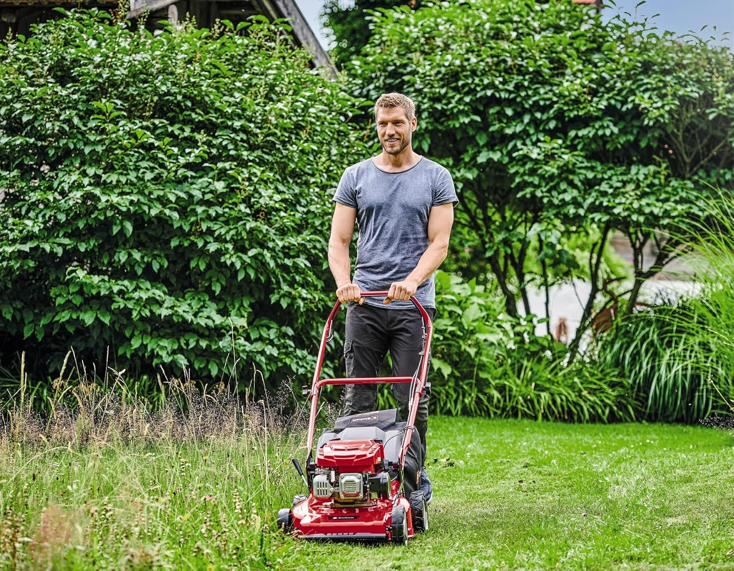 Thumbnail 1 de Einhell GC-PM 46/5 S Petrol Self-Propelled Lawn Mower