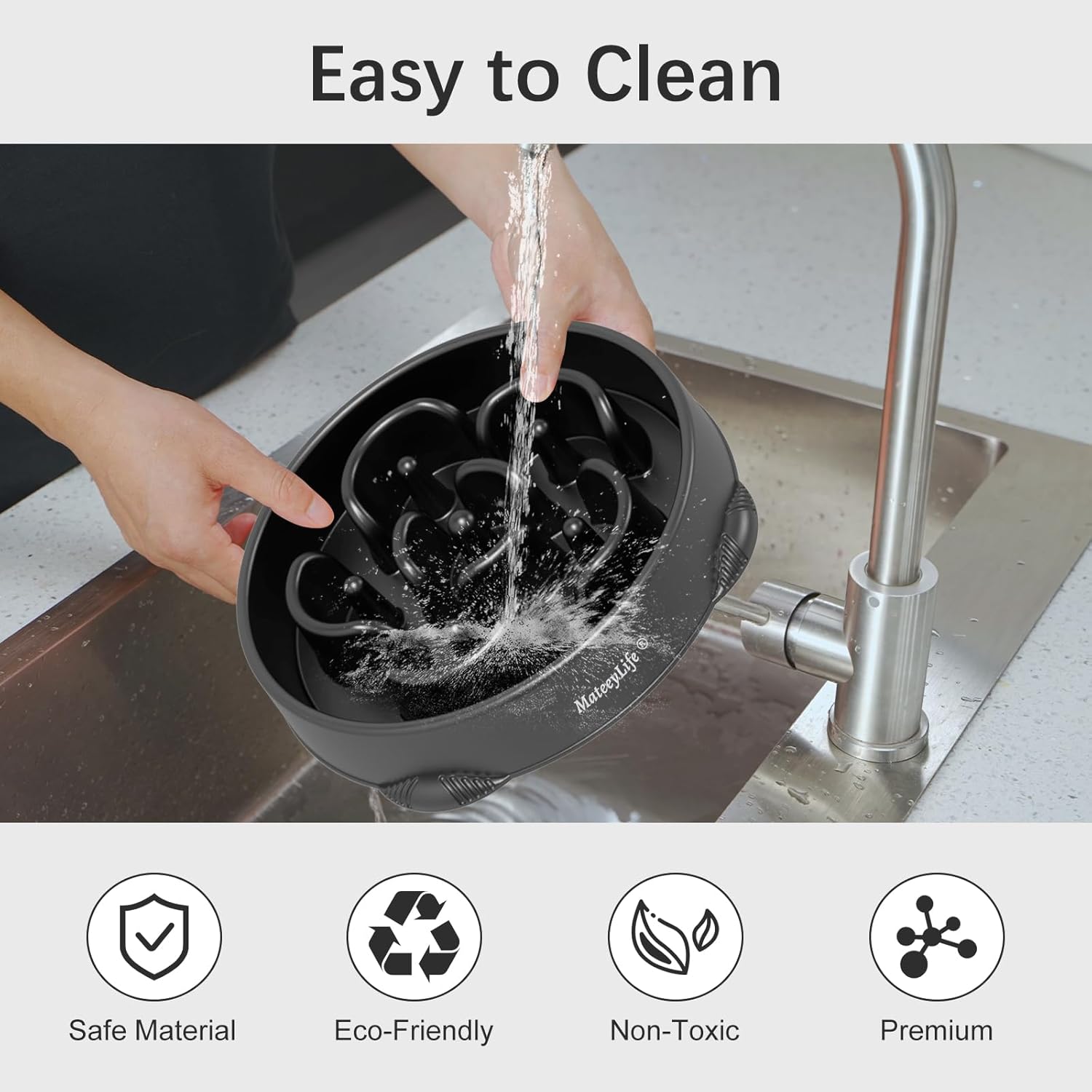 Thumbnail 6 de MateeyLife Gamelle anti-glouton pour chien 26,5 cm