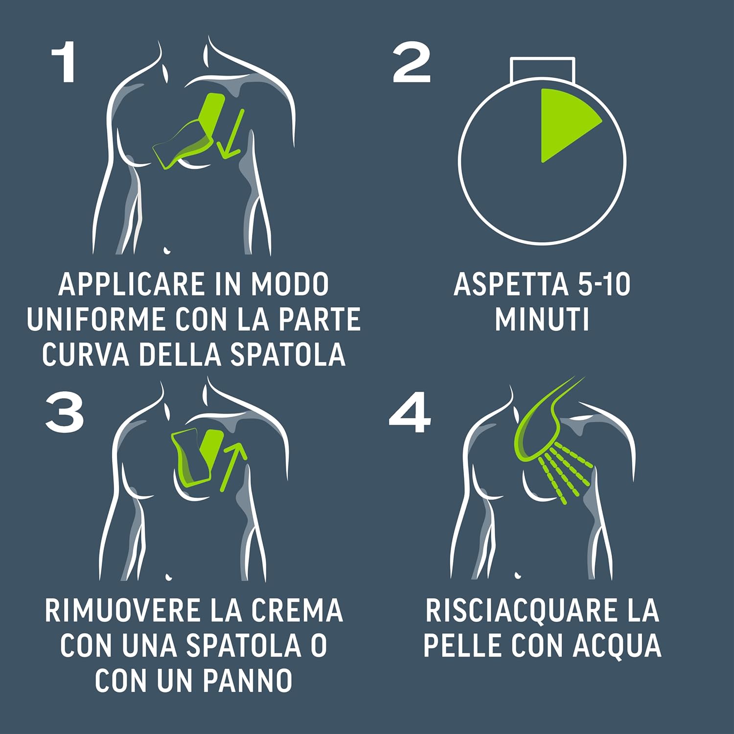 Detalle 2 de Veet Men Crema Depilatoria 400 ml per Uomo