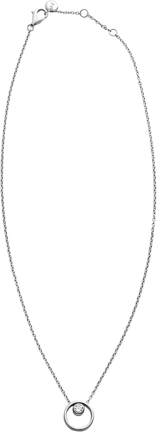 Thumbnail 6 de Skagen Damen Halskette Edelstahl Roségold gebürstet mit Karabinerverschluss – Rondeller Anhänger 14,6 x 14,6 mm