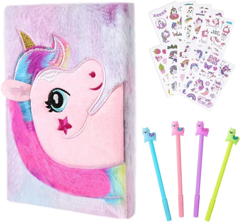 Detalle de OFFCUP Quaderno Peluche Unicorno A5 15x21CM