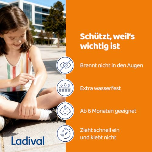 Thumbnail 6 de Ladival Empfindliche Kinderhaut Sonnencreme LSF50 – Sanfter UVA/UVB-Schutz für Babys und Kinder (250 ml)
