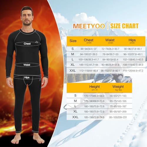 Thumbnail 5 de MEETYOO sous-vêtements thermiques homme ensemble compression respirant ⚙