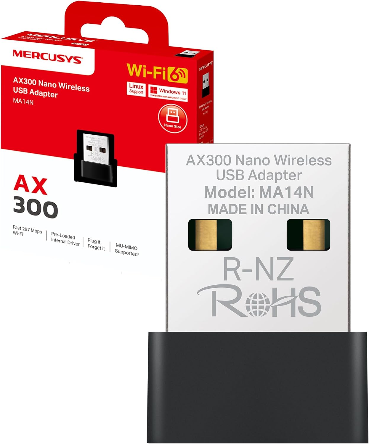 Thumbnail 4 de MERCUSYS MA30H Chiavetta WiFi AC1300 867+400 Mbps