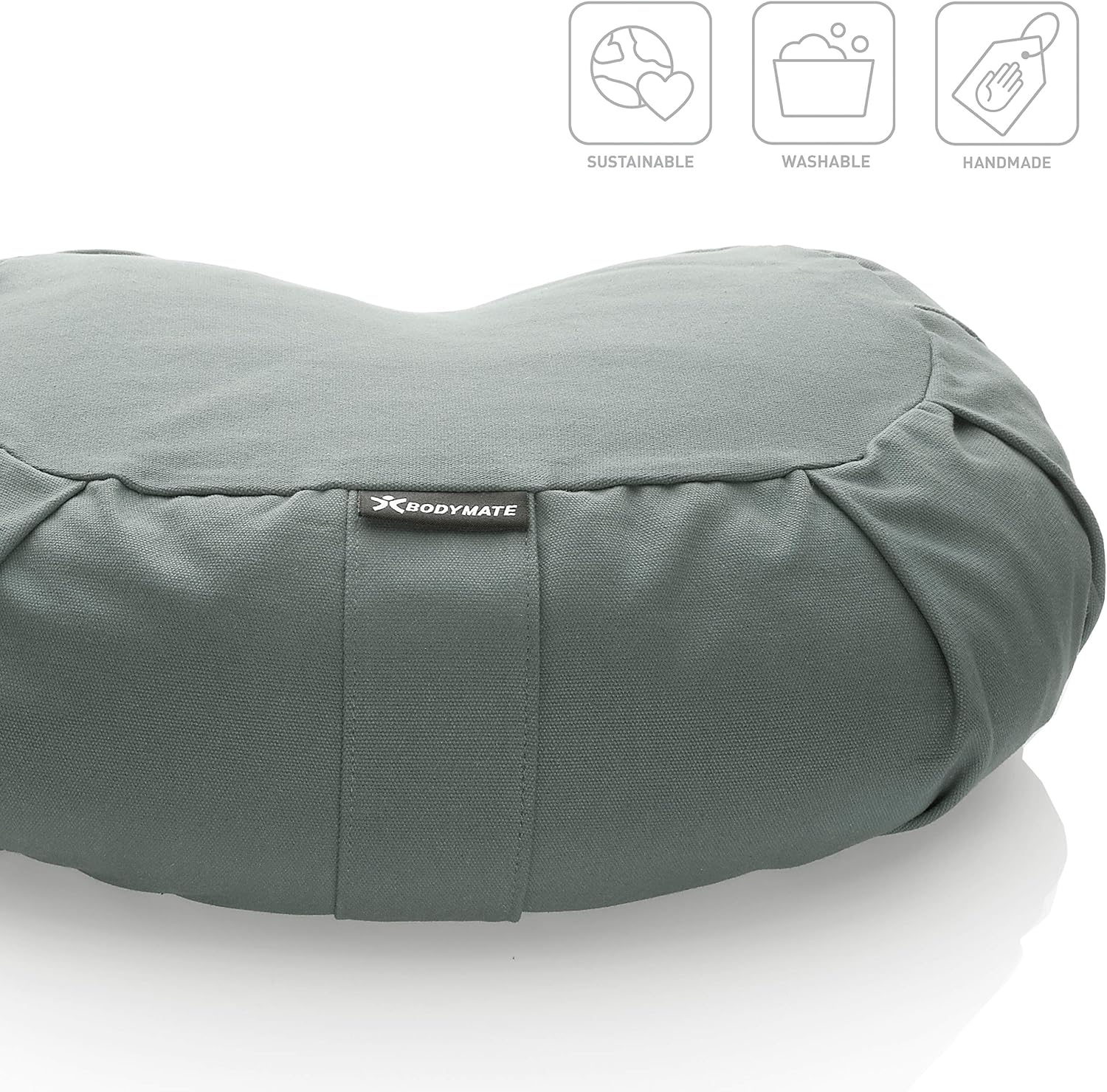 Detalle 2 de BODYMATE cuscino mezzaluna yoga 42x30x15
