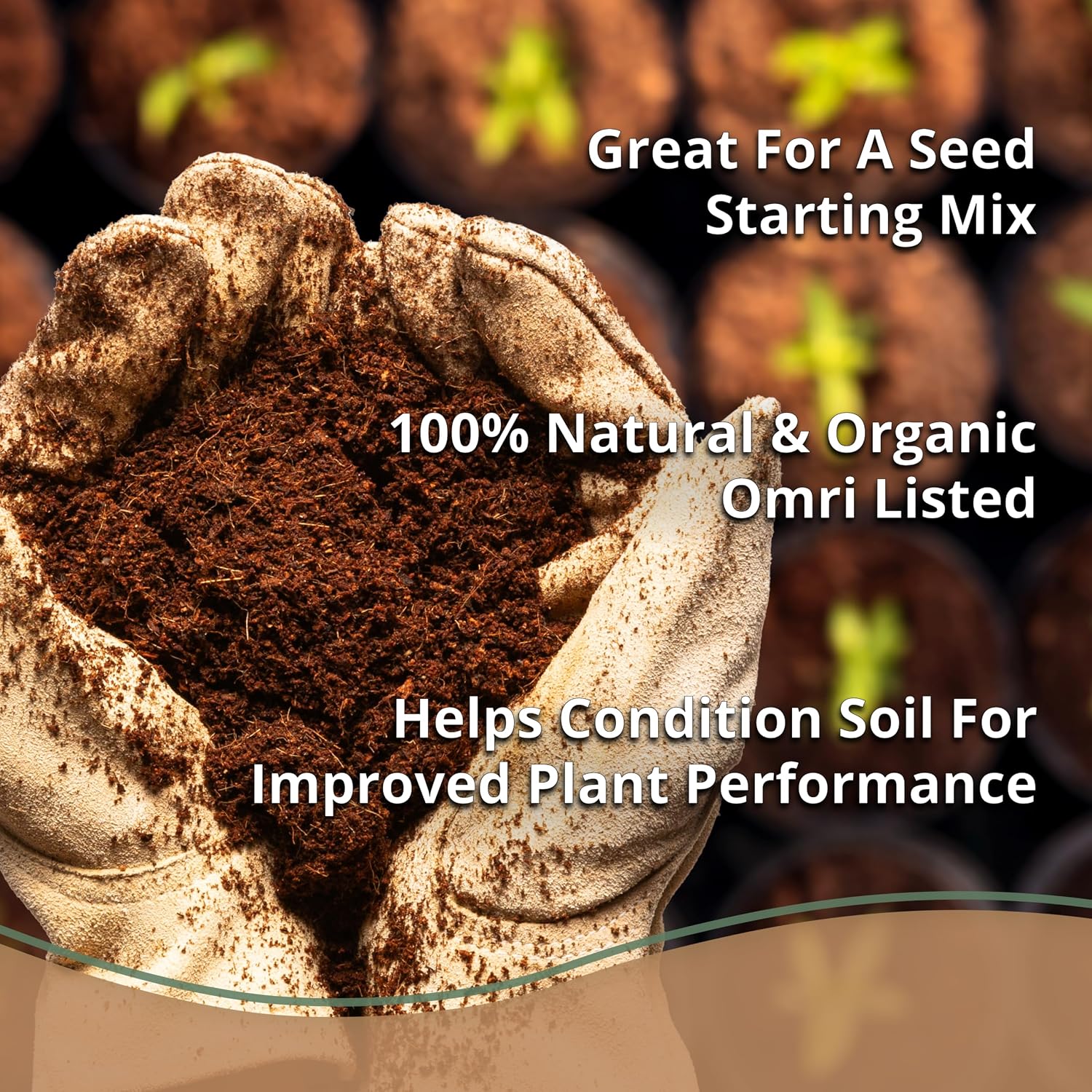 Detalle 2 de Plantonix Coco Bliss B087DNZK26 Coco Coir Brick, 40 lb, OMRI-Listed