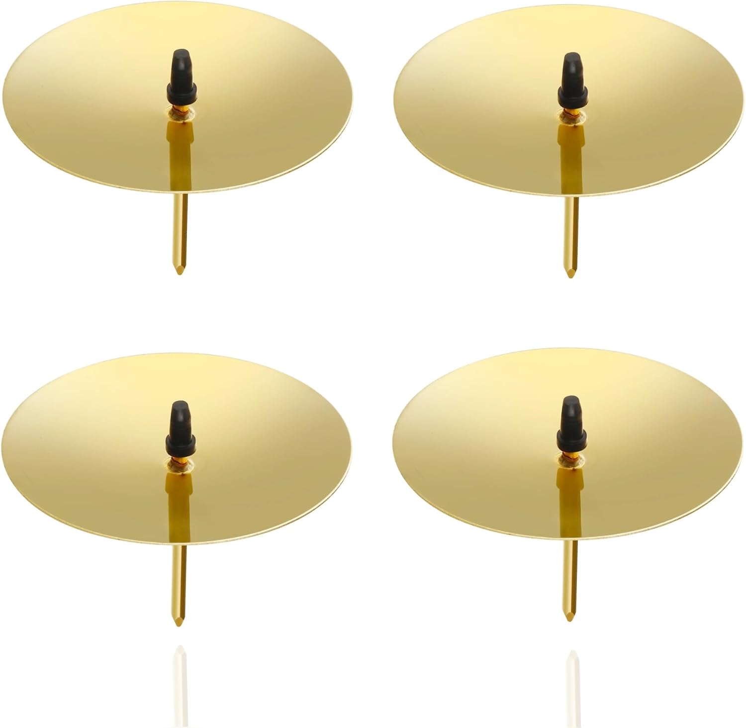 happymas Lot de 4 supports bougie 5 cm 🕯
