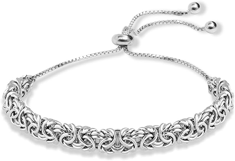 Detalle de LeCalla Sterling Silber Armband 9 Zoll