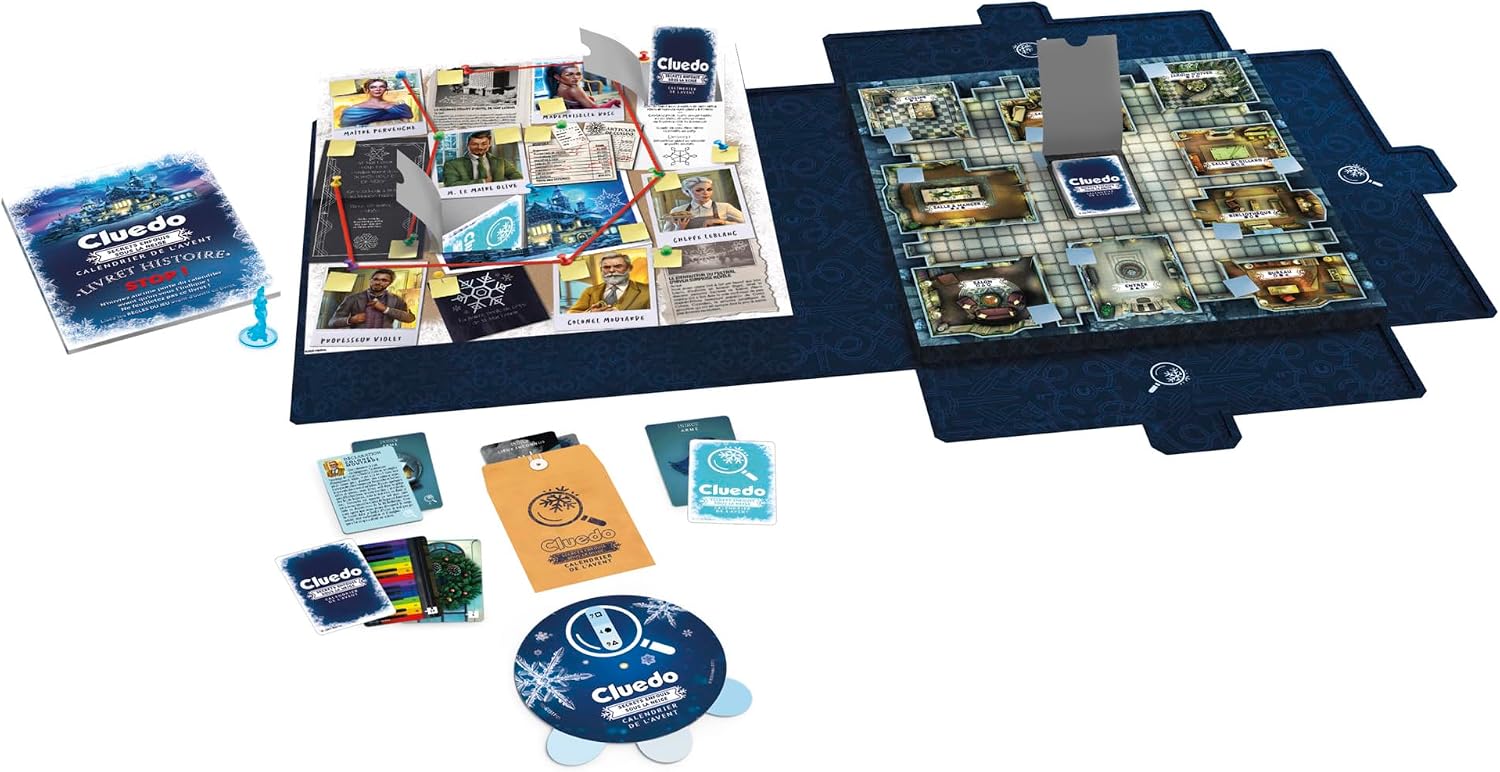 Thumbnail 4 de Calendrier de l'avent Cluedo : Secrets enfouis sous la neige — Version Française