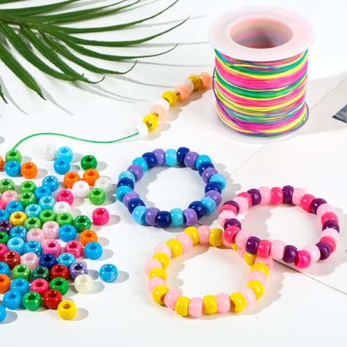 Thumbnail 2 de I LOVE MOM 1500 Cuentas Grandes con Hilo para Pulseras y Bisutería de Bricolaje