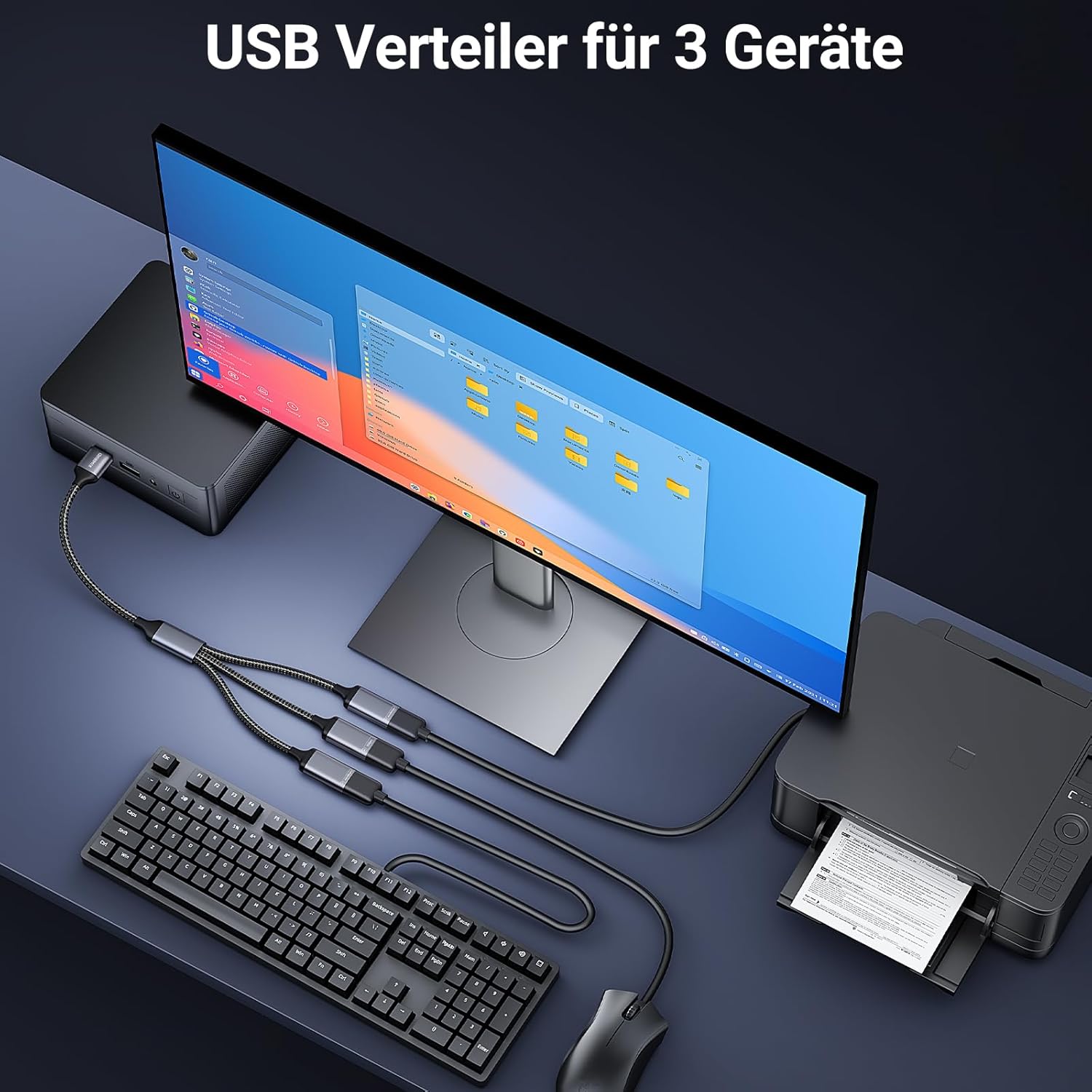 Thumbnail 4 de KiwiBird USB Splitter 1 zu 3 5 Gbps