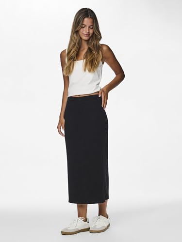 Detalle 1 de PIECES Pckylie Falda midi negra XL