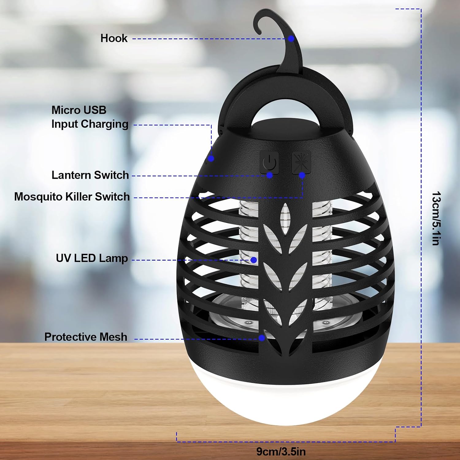 Thumbnail 5 de Smeeyo Mosquito Killer Lamp: 2-in-1 Portable Camping Light and Bug Zapper