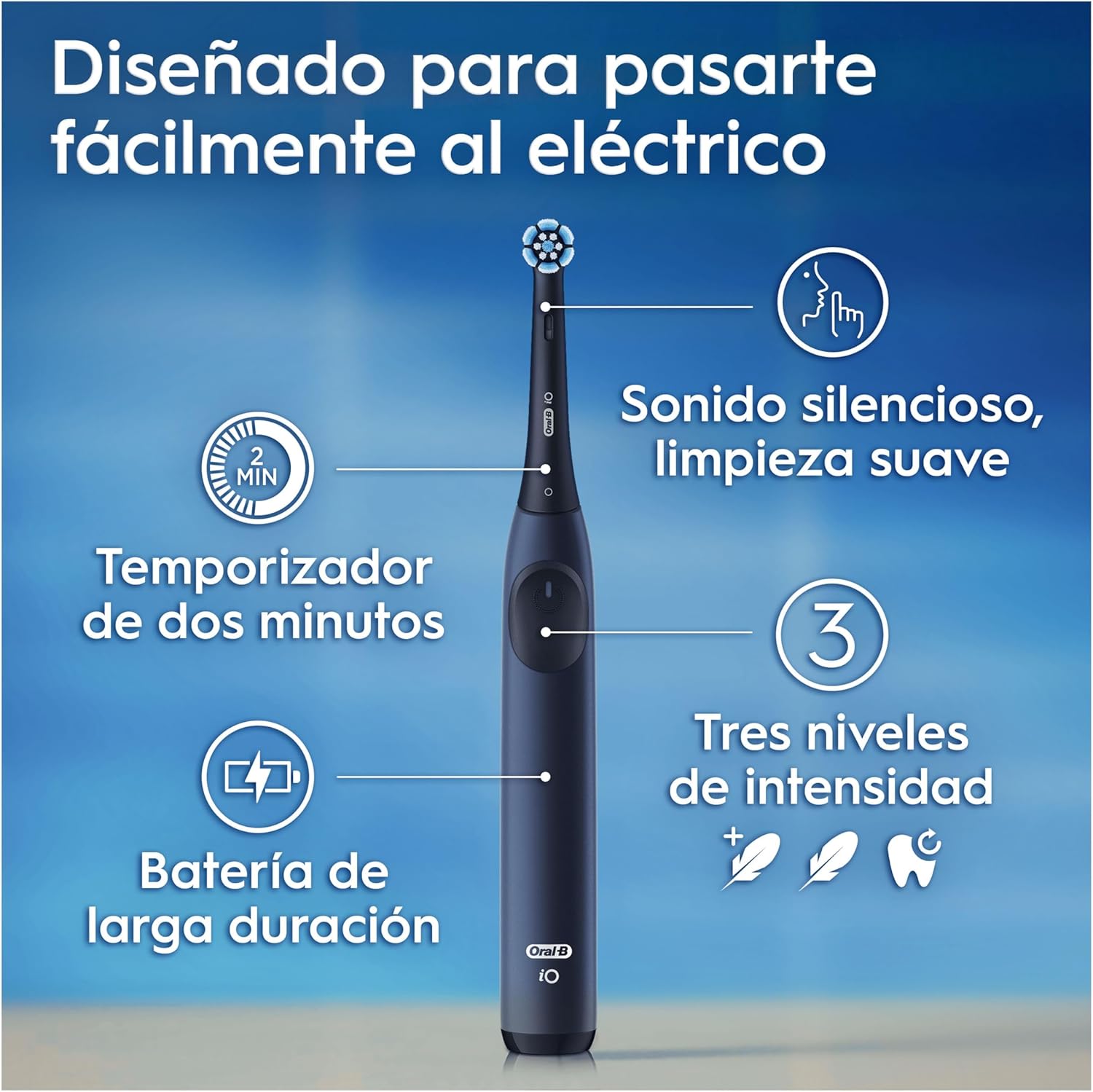 Thumbnail 4 de Oral-B iO 2 Azul Mar cepillo eléctrico