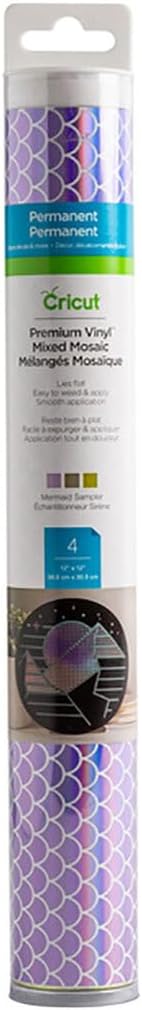 Thumbnail 3 de Cricut Vinyl Essentials Sampler 12x12 cm – 12 adesivi quadrati multicolore