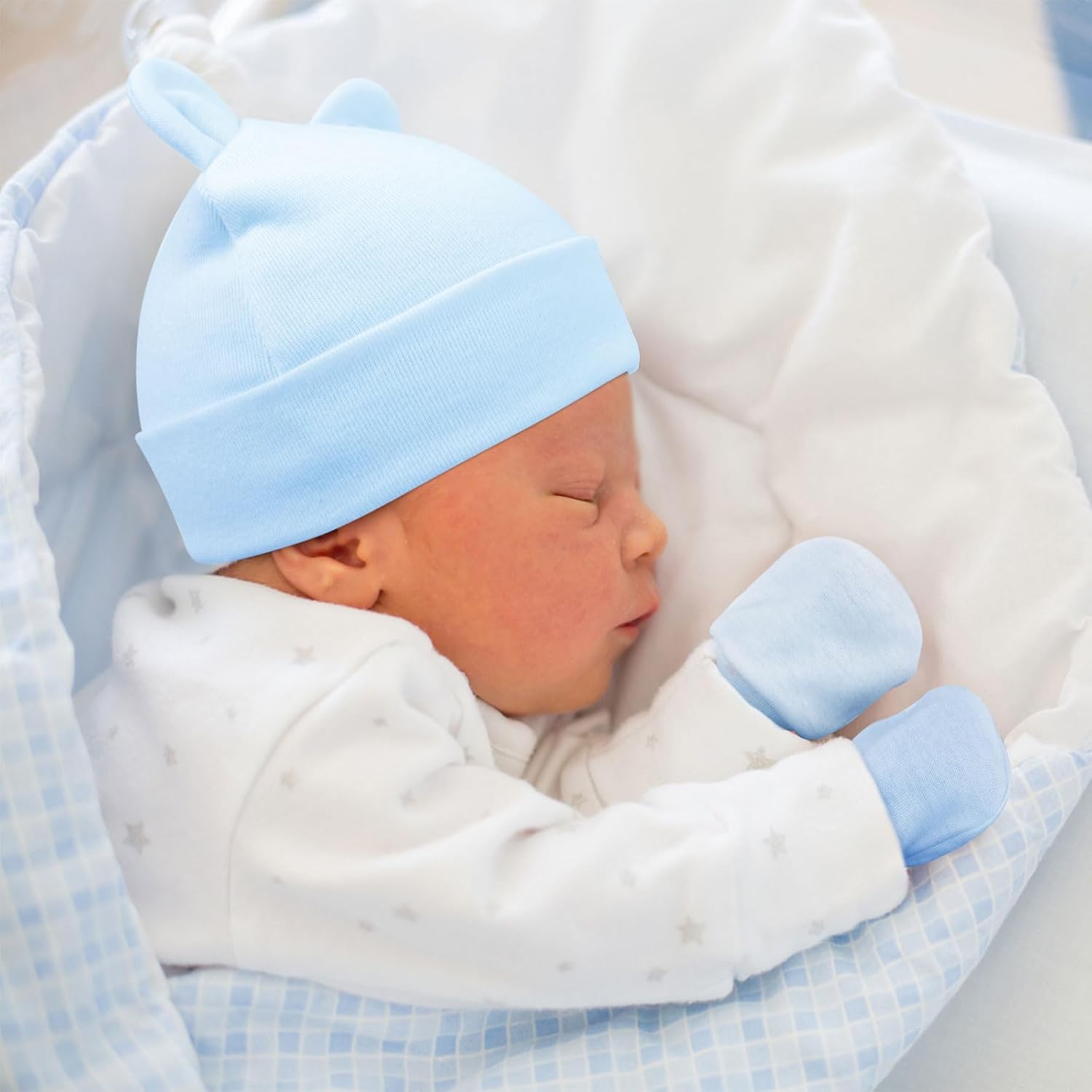 Thumbnail 6 de DRESHOW Newborn Hats Mittens Set