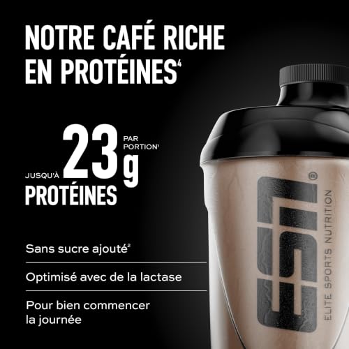 Detalle de ESN Flexpresso Protein Coffee 908 g — Café protéiné 2 en 1