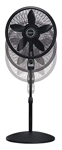 Thumbnail 9 de Lasko Cyclone Oscillating Pedestal Fan 1843 - Adjustable to 54" in Black
