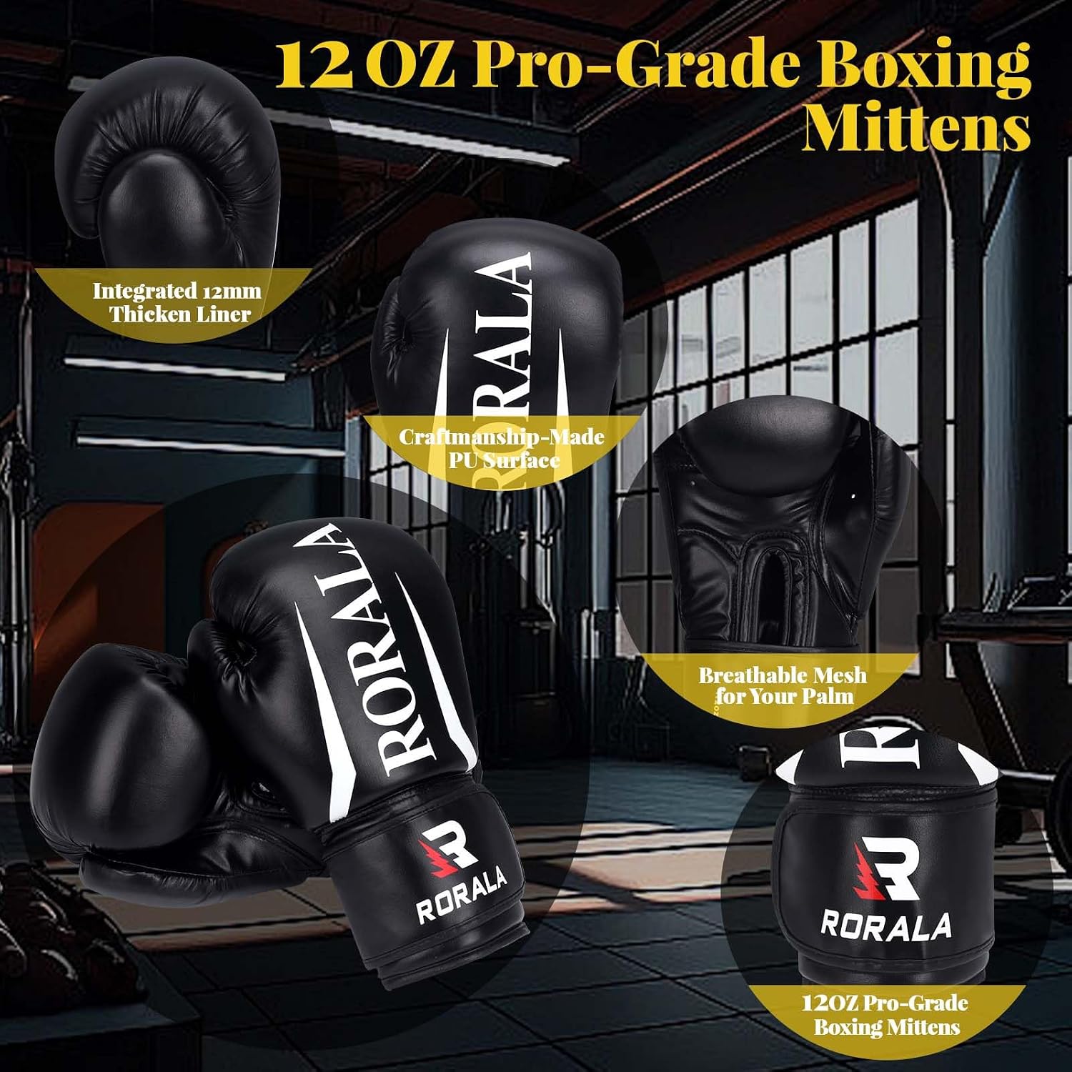 Thumbnail 6 de RORALA Boxsack für Erwachsene – Freistehender Standboxsack, MMA-Boxpartner, Schwergewicht, Saugnapf-Basis