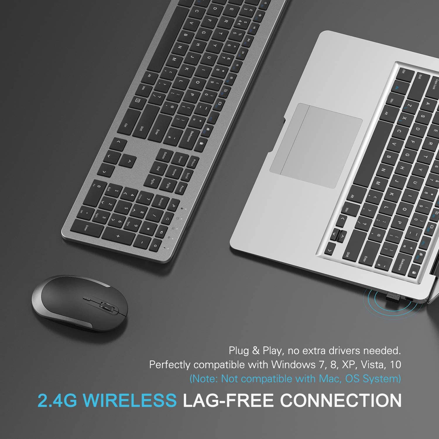 Thumbnail 1 de seenda SK38-3 wireless keyboard mouse set