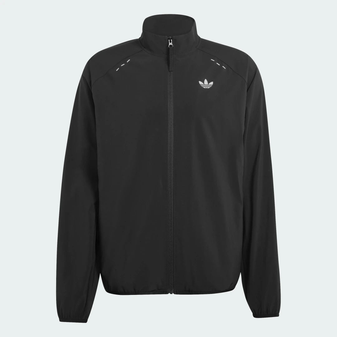 Detalle 2 de Sudadera Adidas TECH TREFOIL ESSENTIALS FZ HOOD (negro)