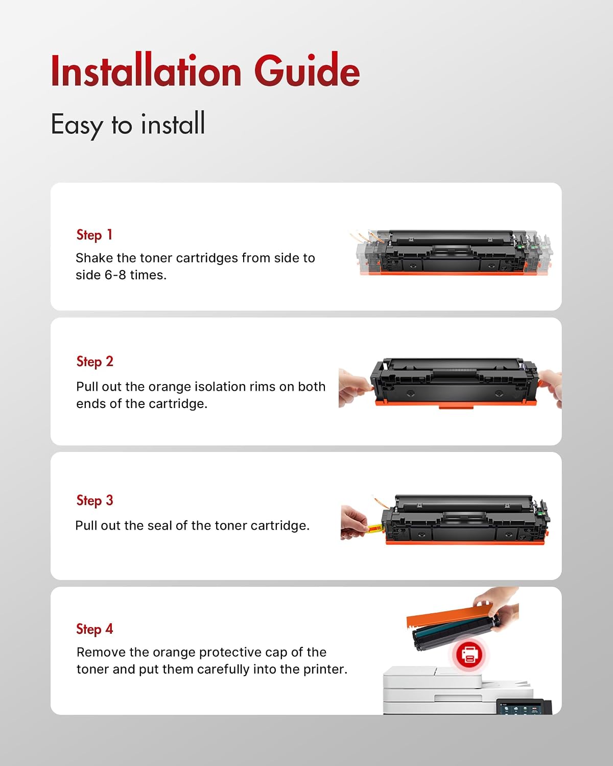 Detalle 1 de 054 Replacement Toner Cartridge Set
