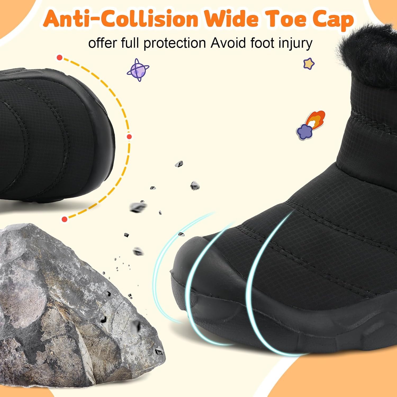 Detalle de Scurtain Toddler Snow Boots, Slip-On
