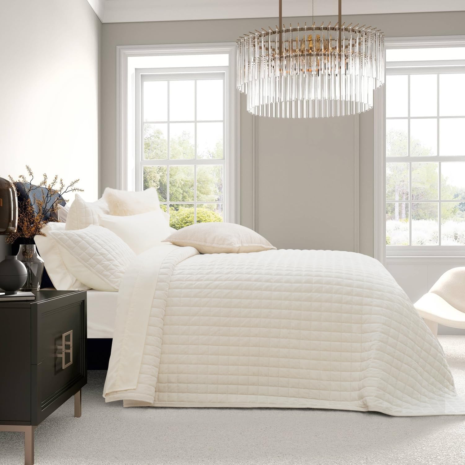 Thumbnail 1 de RECYCO Luxury Velvet Quilt Set King