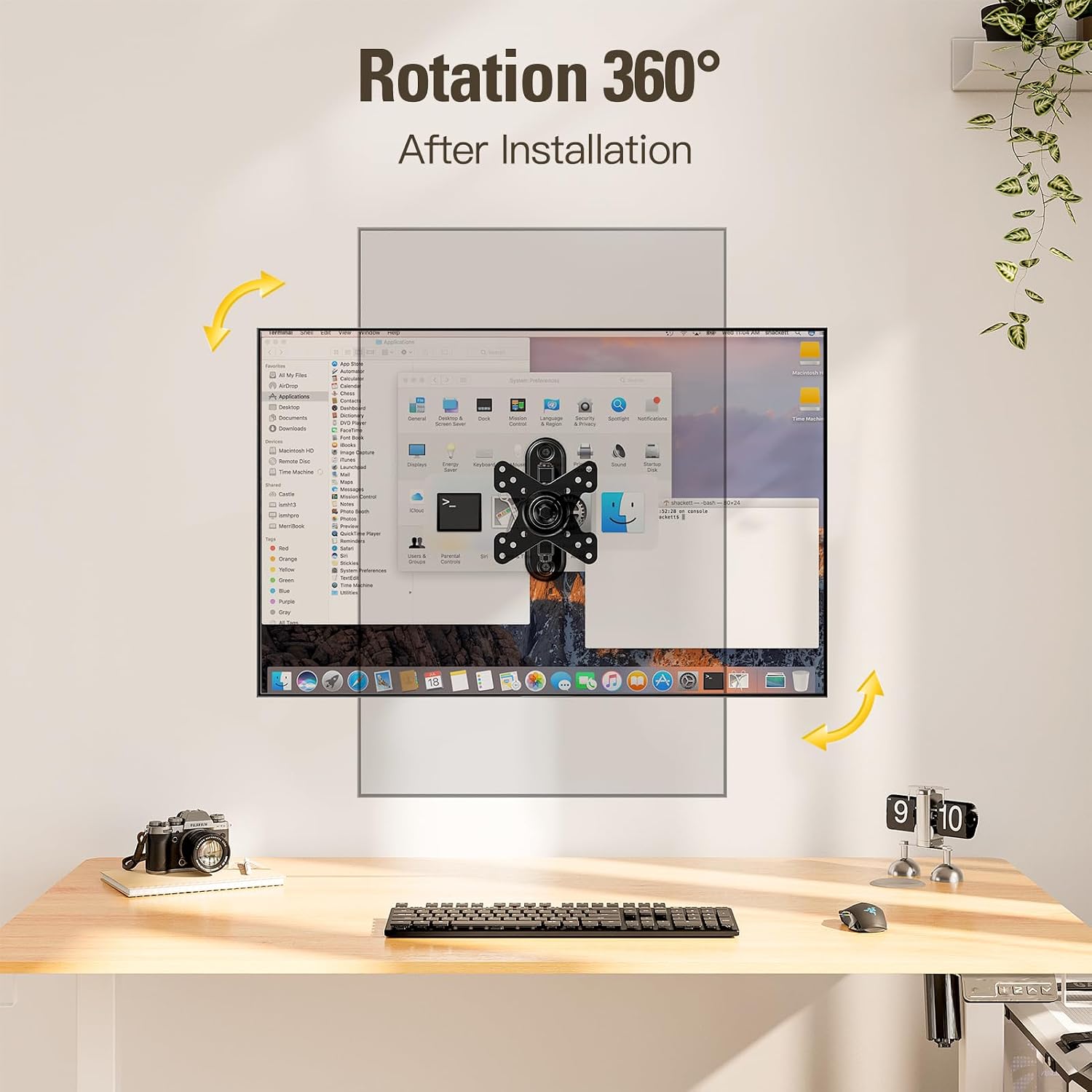 Detalle de Mounting Dream MD2463 UL Listed Full Motion TV Wall Mount for 10–26 Inch Displays