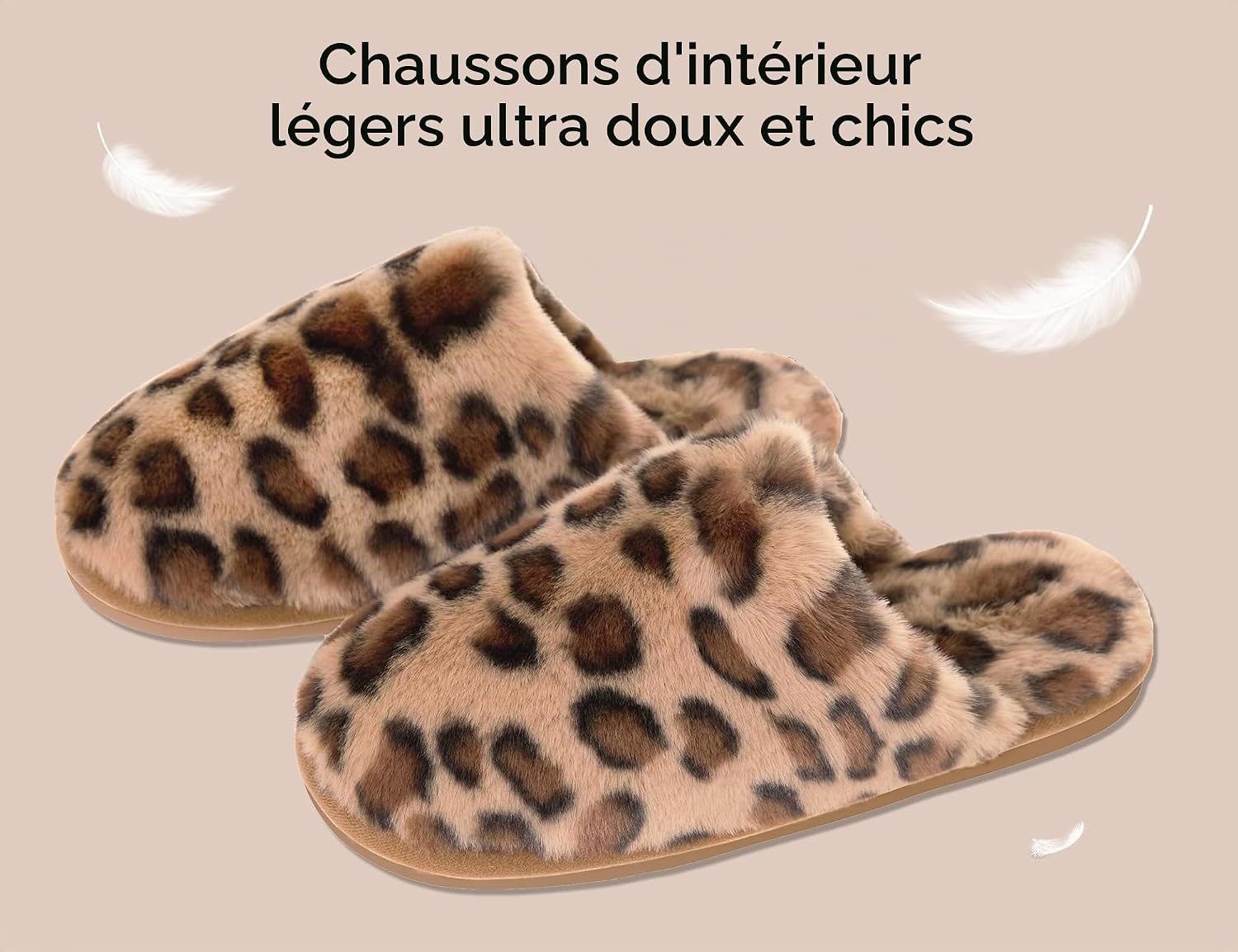 Detalle de Coswind pantoffels voor dames en heren met pluche voering en traagschuim