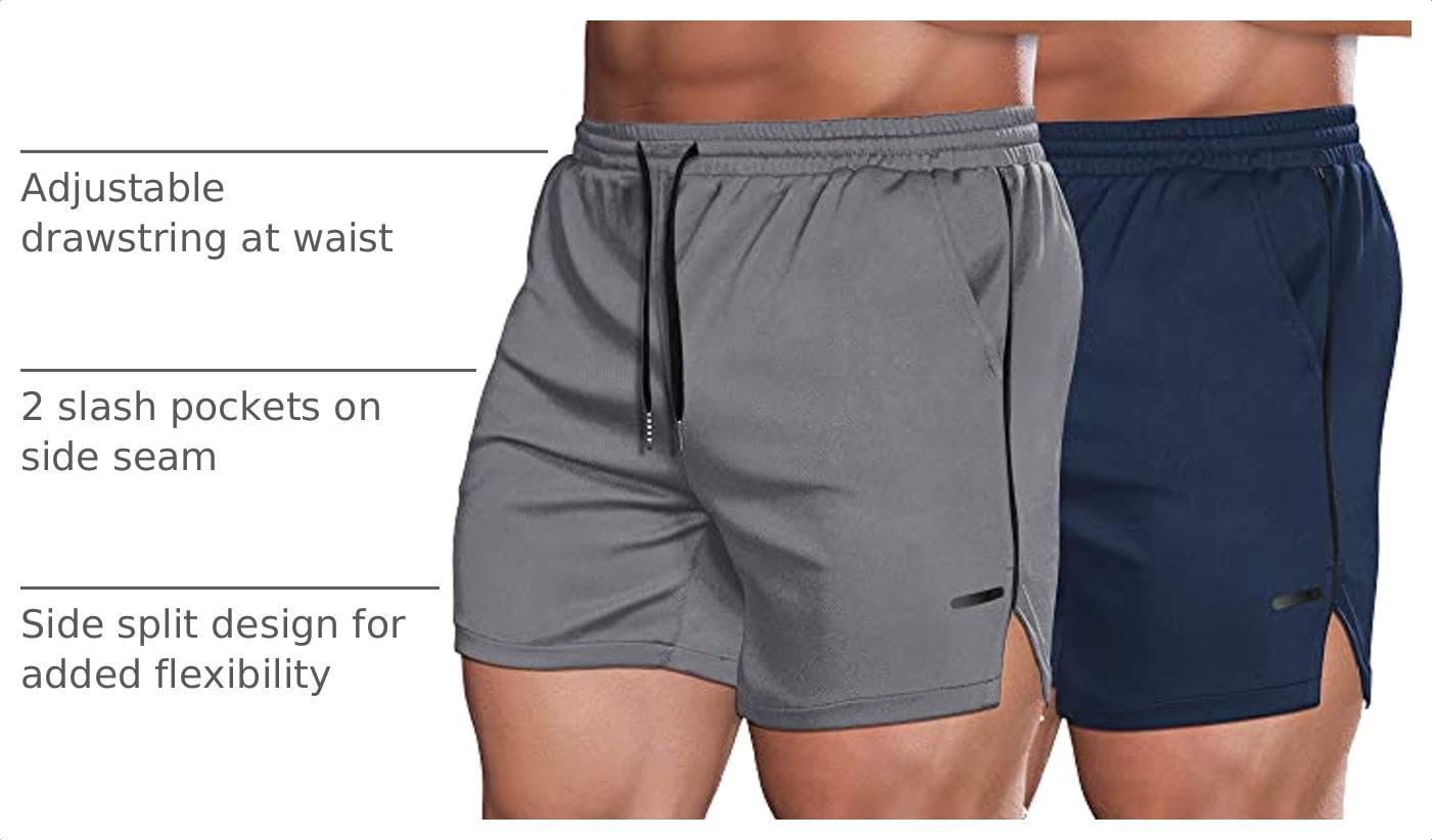 Detalle 2 de COOFANDY Men's Workout Shorts, 5-Inch