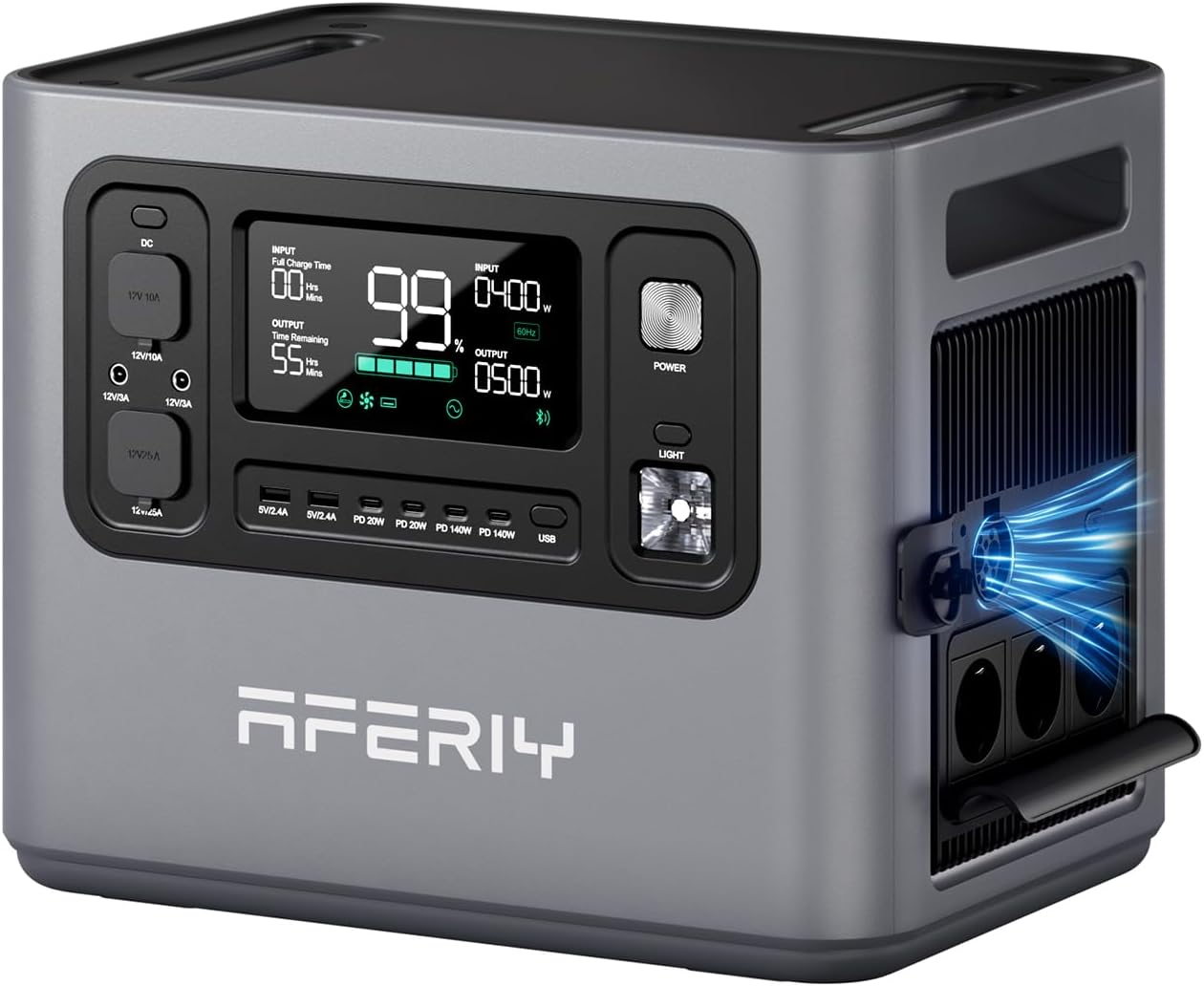 Detalle de AFERIY P280 Tragbare Powerstation