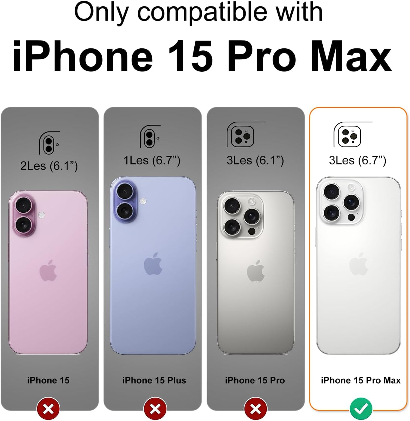 Detalle 2 de hitfine iPhone 15 Pro Max Case, Sapphire Blue Silicone, MagSafe-Compatible