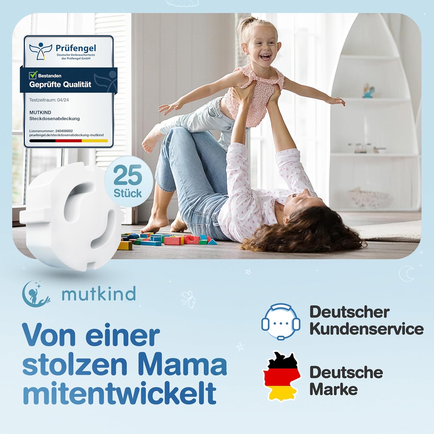 Thumbnail 6 de MUTKIND 25x Steckdosen Kindersicherung 25er Pack
