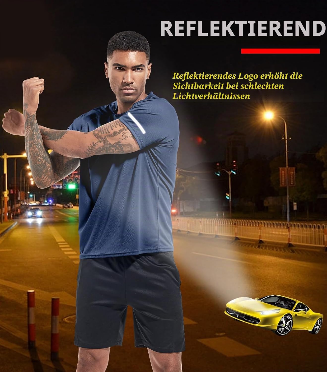 Thumbnail 1 de Boyzn 1er, 3er, 5er oder 7er Pack Sport-T-Shirts Herren (Kurzarm) – Funktionsshirt fürs Laufen & Training