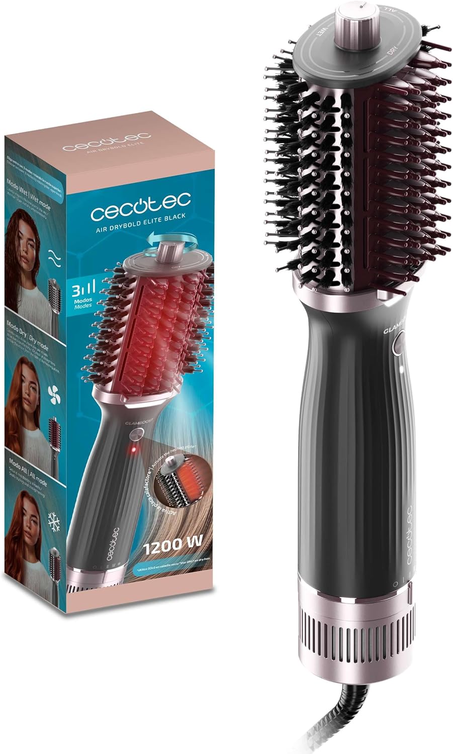 Detalle de Cecotec Air DryBold Elite Black 1200W