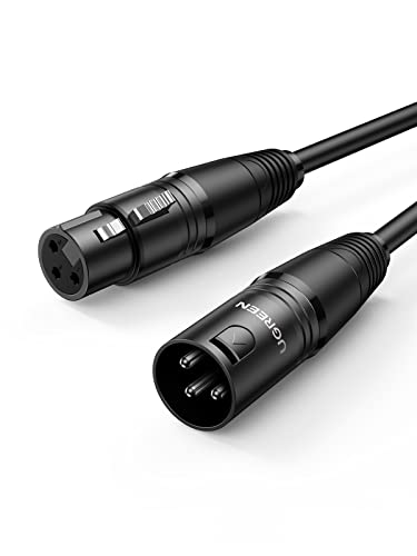 Detalle de UGREEN XLR-Kabel 3-polig, Stereo-Mikrofonkabel, 2 m