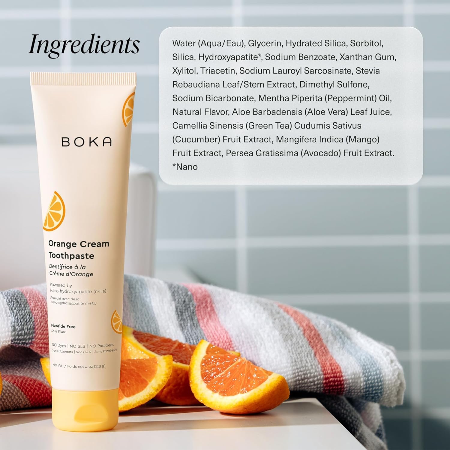 Thumbnail 5 de Boka Nano Hydroxyapatite Orange Cream 113g