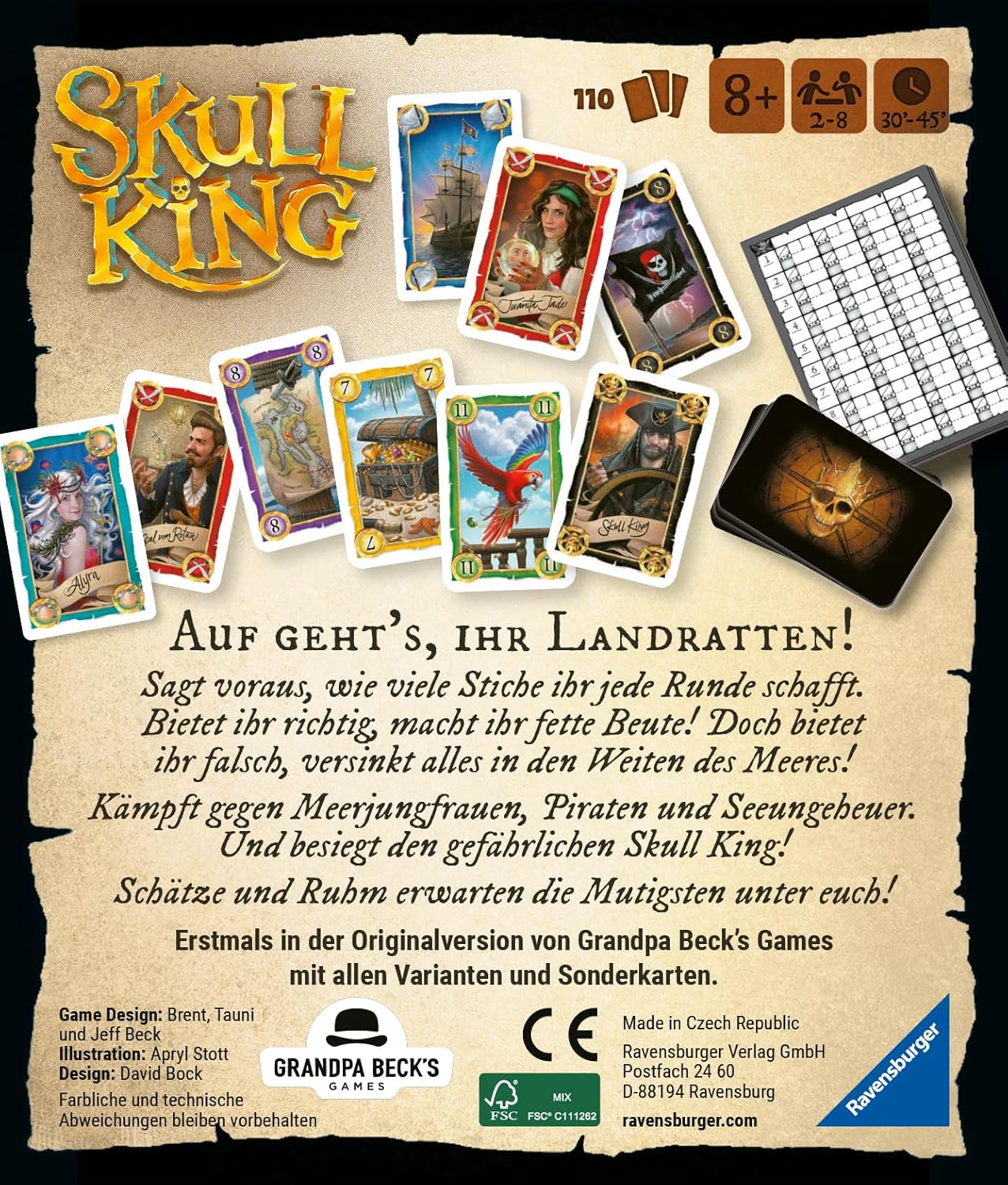 Thumbnail 5 de Ravensburger Skull King Kartenspiel ab 8 Jahren 🎲
